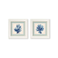 Blue Sea Coral - Cream Hurstwood Square Frame