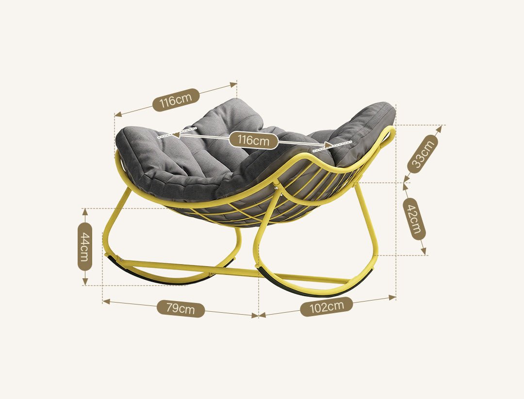 Seattle Rocking Chair, Indoor/ Outdoor Furniture - Miola