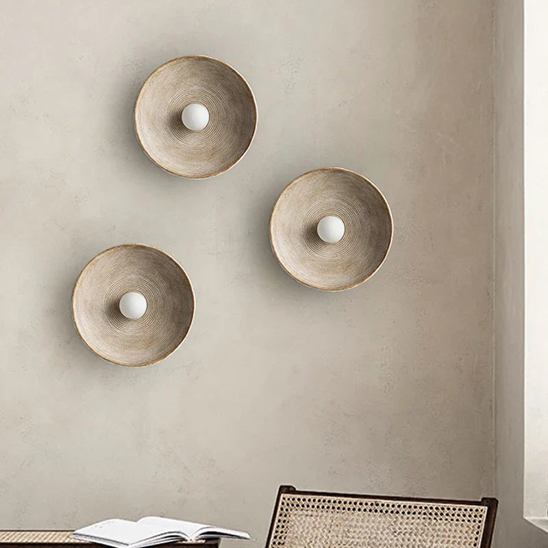 Desert Wall Lamp Scandi Style Warm White LED Light Bedroom - Miola