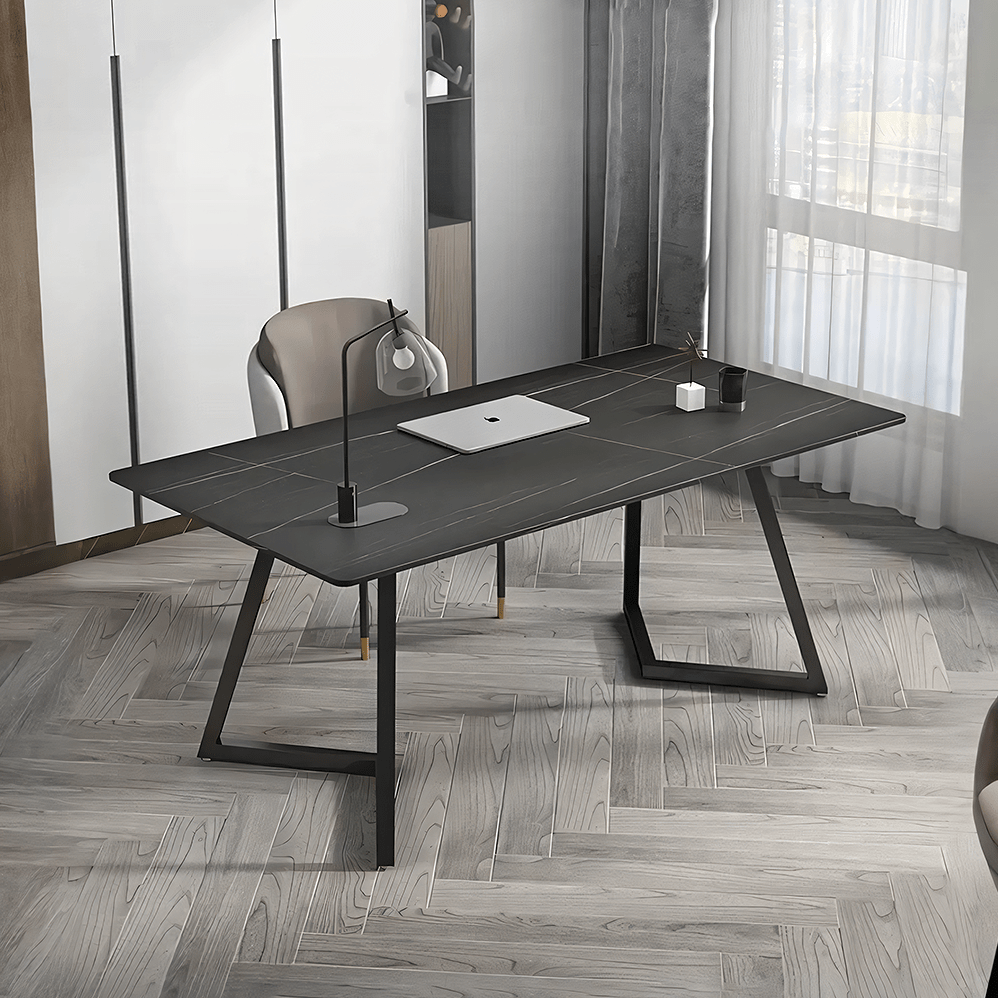 Sierra Office Desk, Sintered Stone - Miola