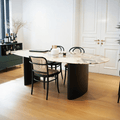 Tambo Dining Table, Pebble Shape, Sintered Stone - Miola