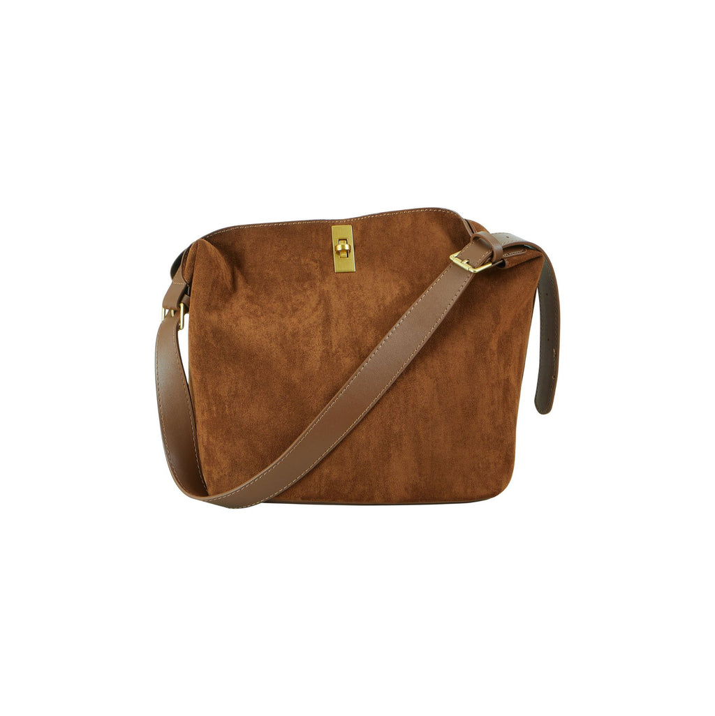 Tan Faux Suede Bag