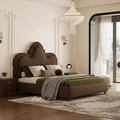 Thalia Wingback King Size Bed, Double Bed - Miola