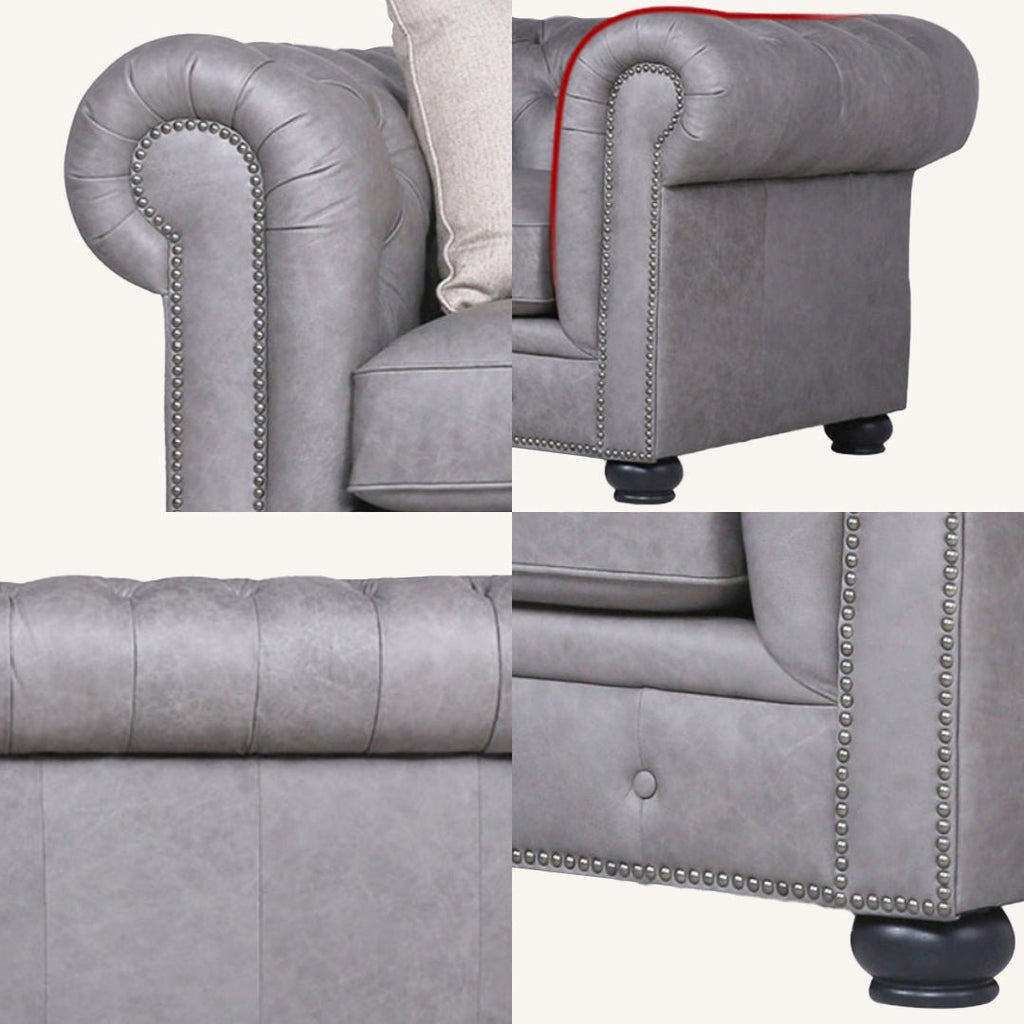 The Dorchester Three Seater Sofa, Armchair - Miola