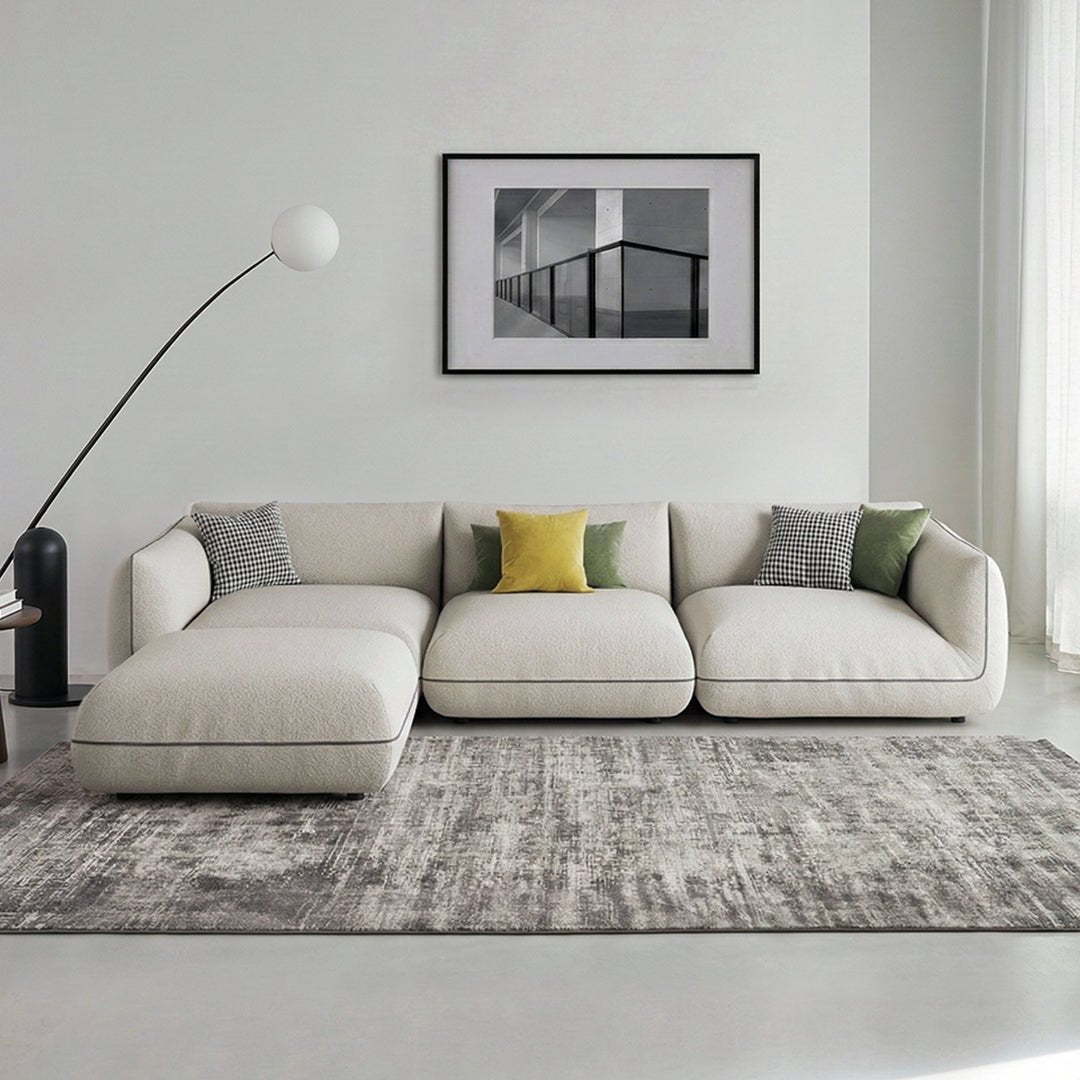 TOFU Agnes Three Seater Sofa, Modular Sofa, Suede - Miola