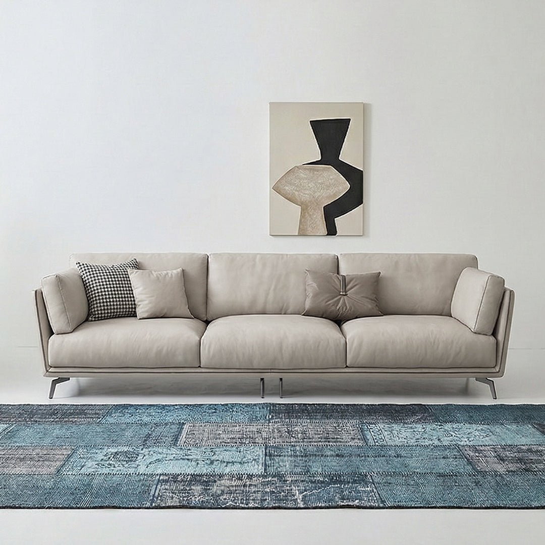 Reynold Two Seater Sofa, Leatheraire - Miola