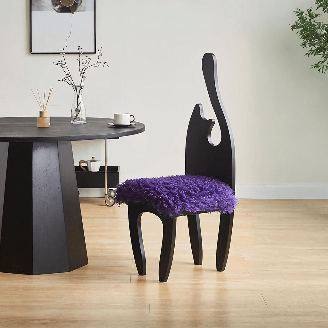 Tiffany Black Cat Dining Chair - Miola