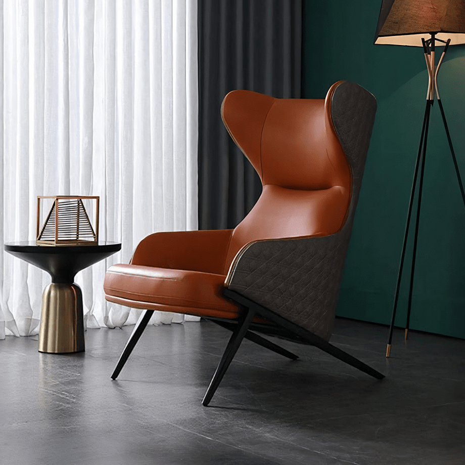 Tige Accent Armchair, Leather - Miola