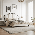 Tracy Cream King Size / Super King Size Bed, Cream - Miola