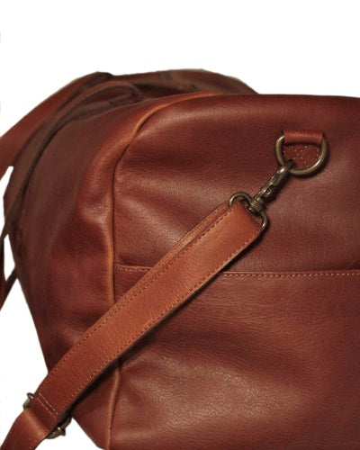Large Leather Duffel Bag