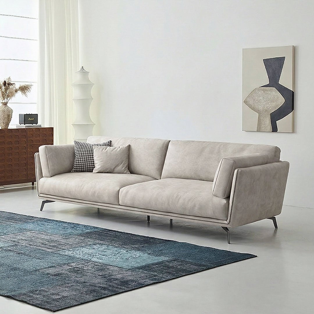 Reynold Two Seater Sofa, Leatheraire - Miola