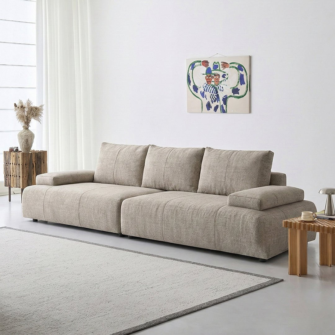 Hank L10 Two Seater Sofa, Linen - Miola