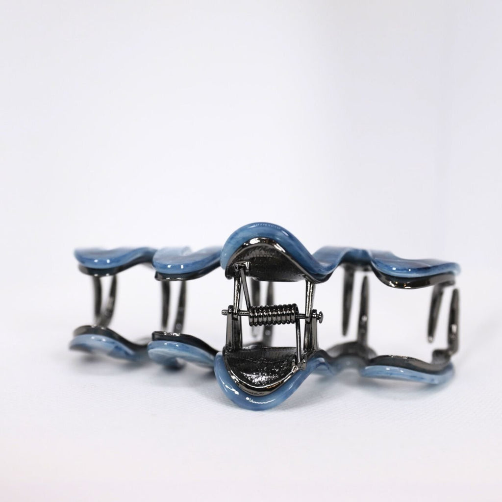 Wavy Twist / Purple / Hair Clips - Miola