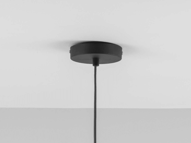 Charcoal grey ceiling pendant fitting