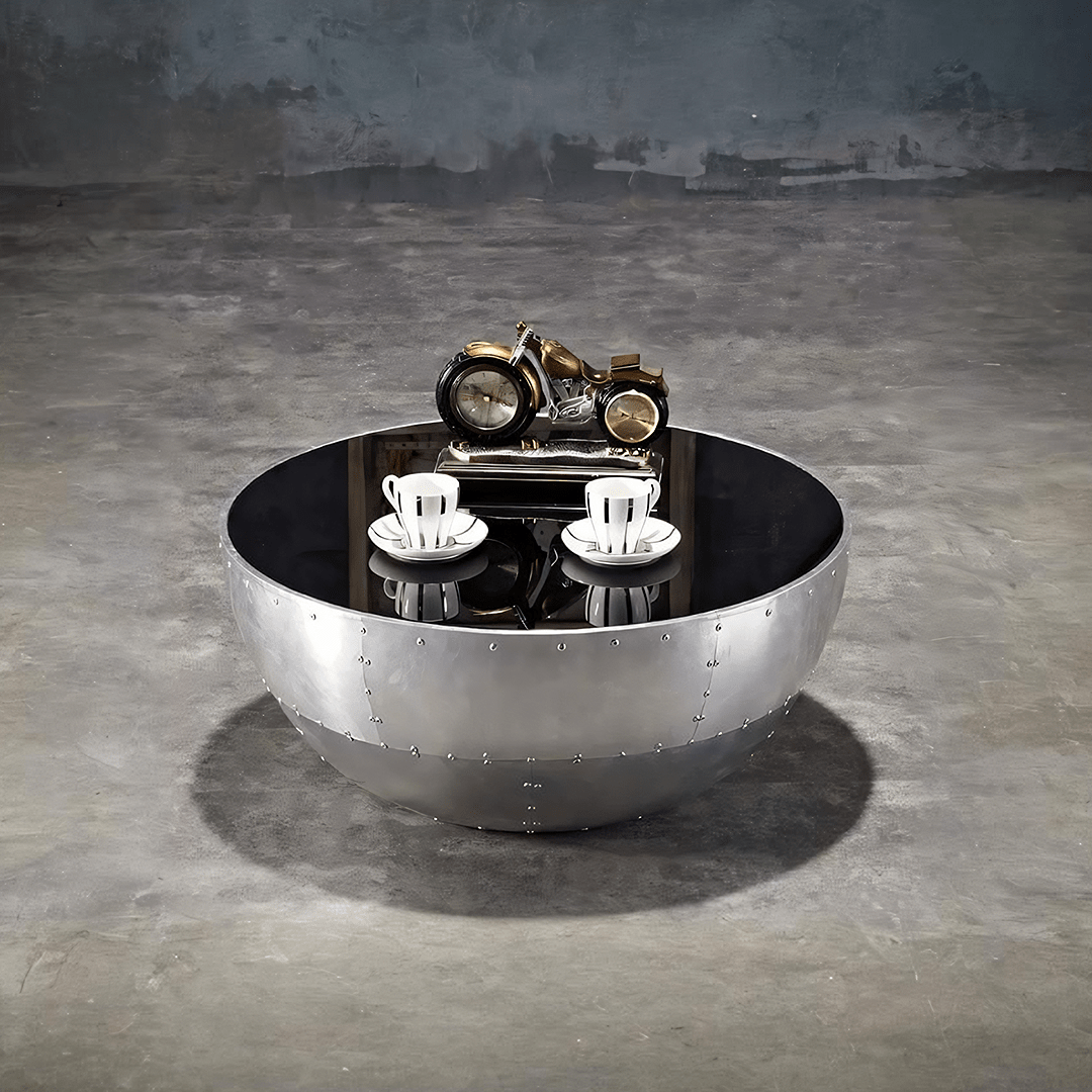 V2 Aviator Round Coffee Table - Miola