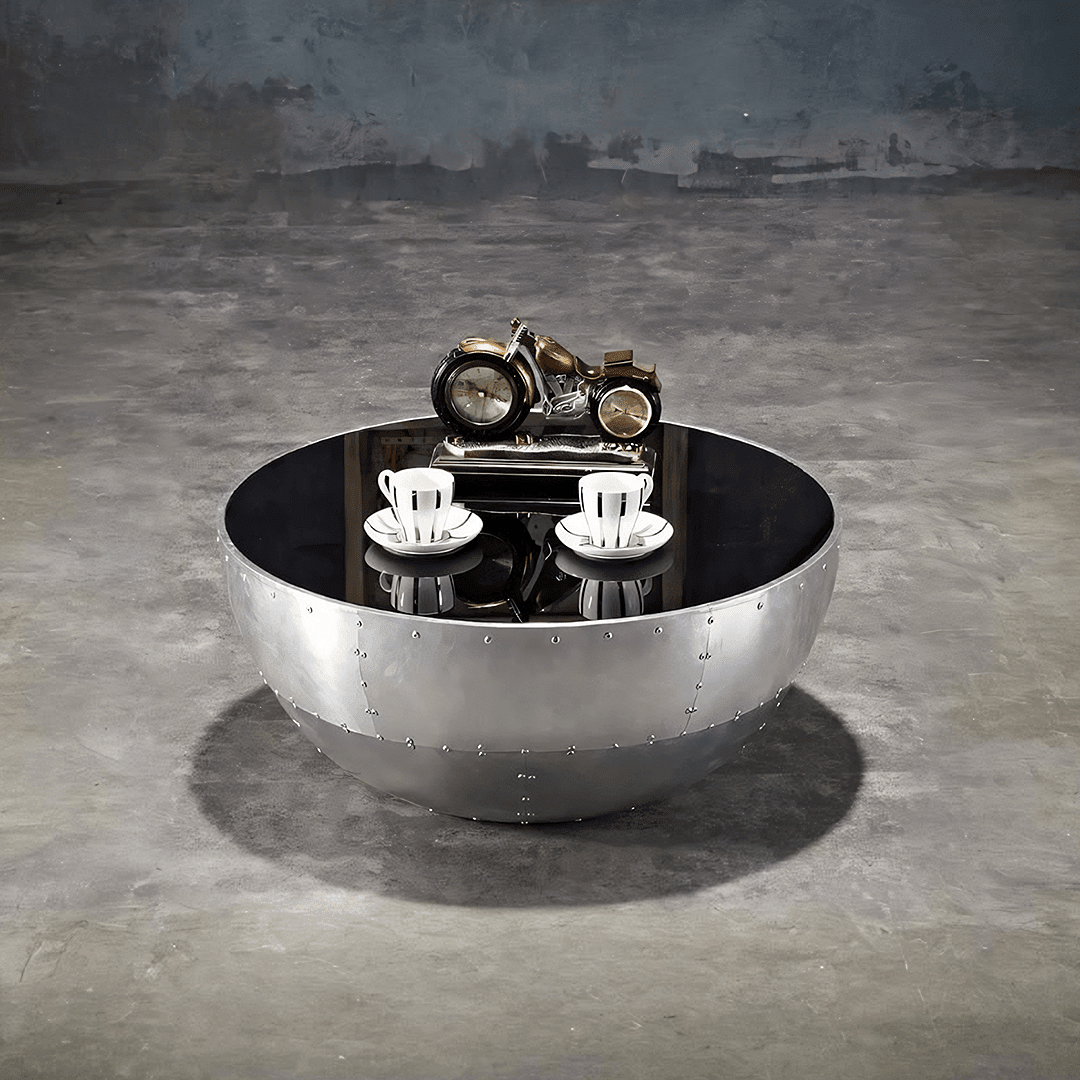 V2 Aviator Round Coffee Table - Miola
