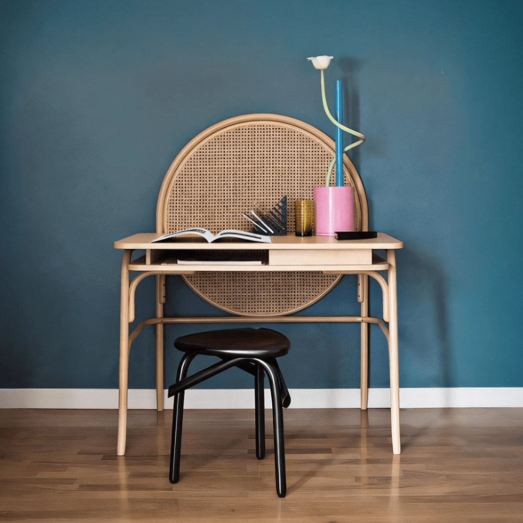 Vallee Rattan Office Desk - Miola