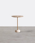 Cameron Side Table, Marble - Miola