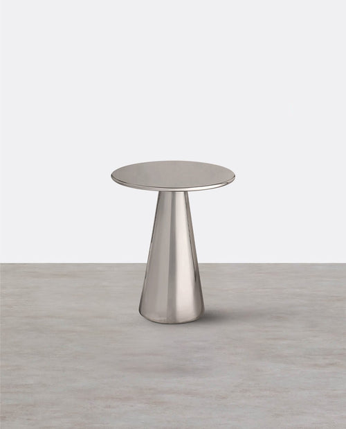 Abarca Side Table, Stainless Steel - Miola