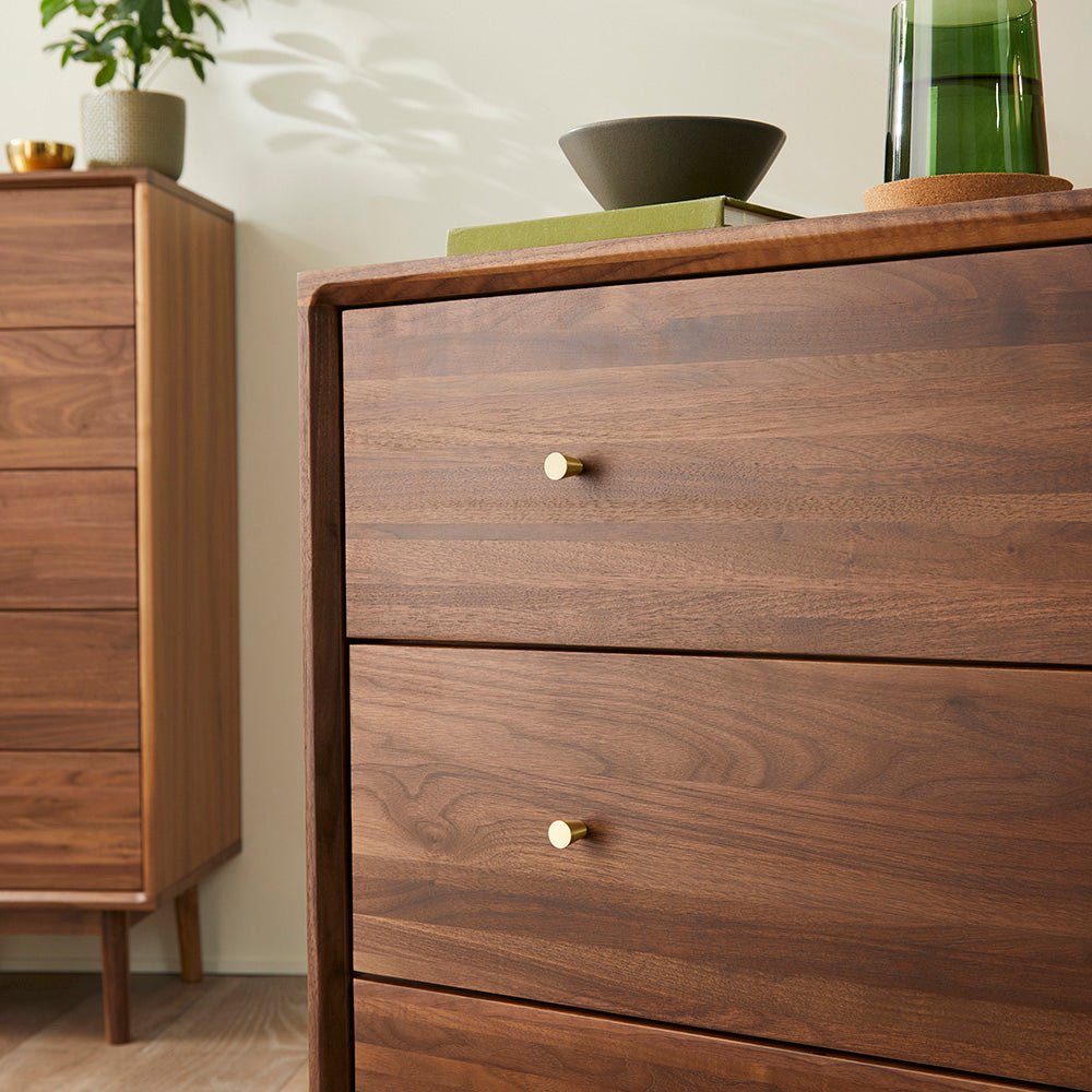 Wright Walnut Chest of 3 Drawers - Miola