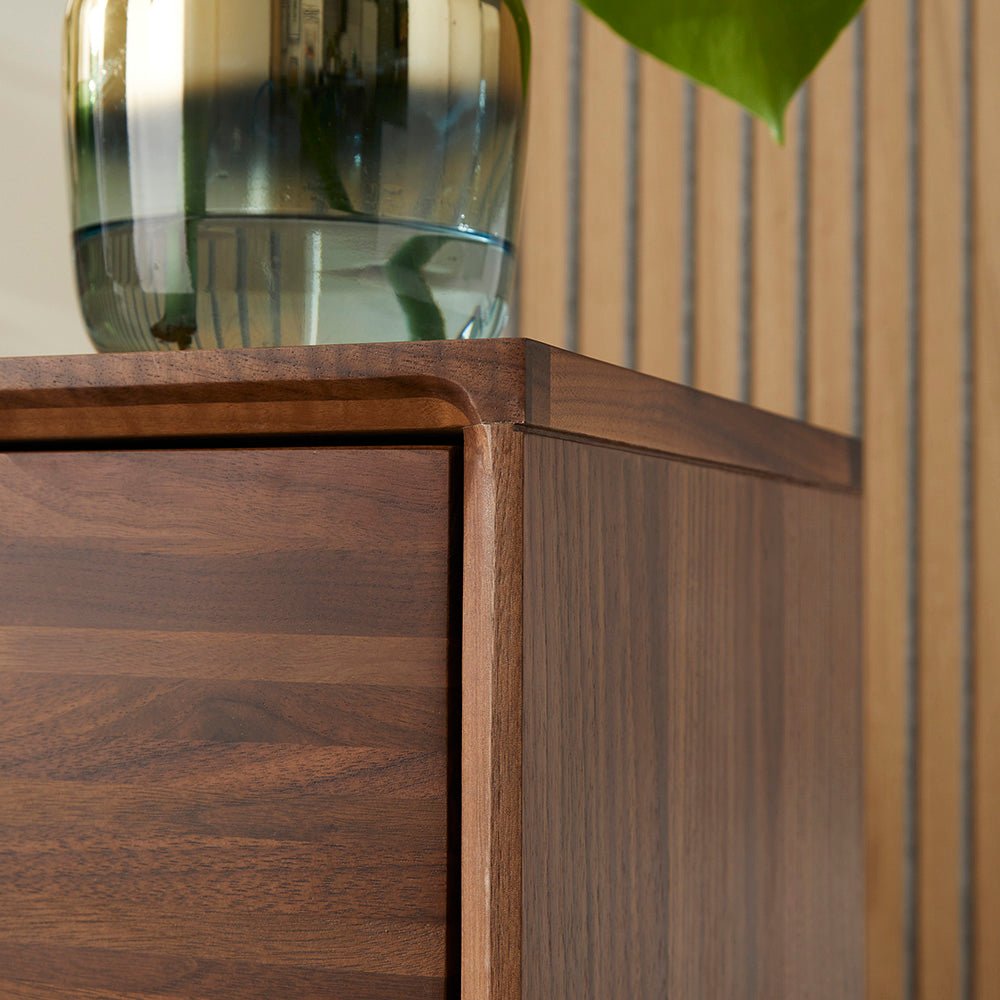 Wright Walnut Chest of 3 Drawers - Miola