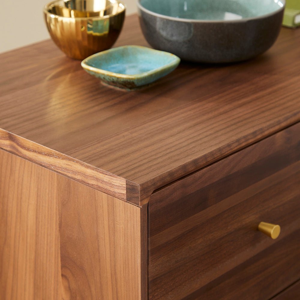 Wright Walnut Chest of 3 Drawers - Miola
