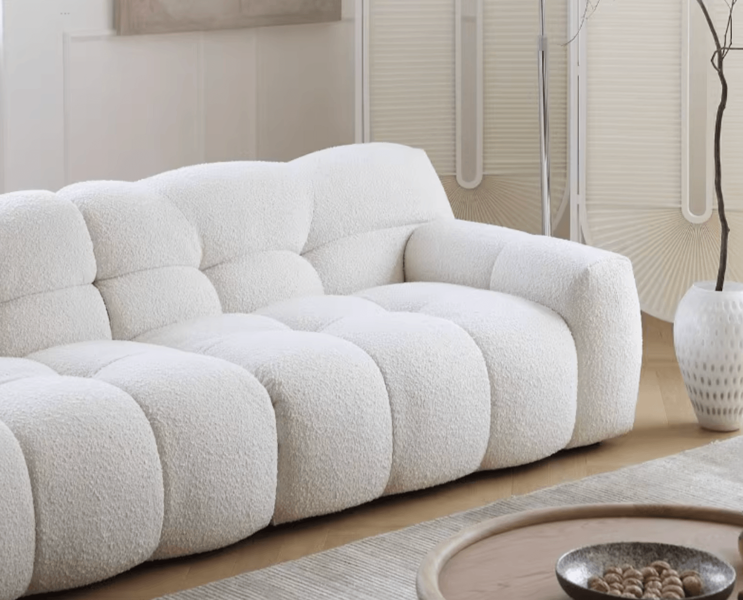 Cora Cloud Two/Three Seater Sofa, Boucle - Miola