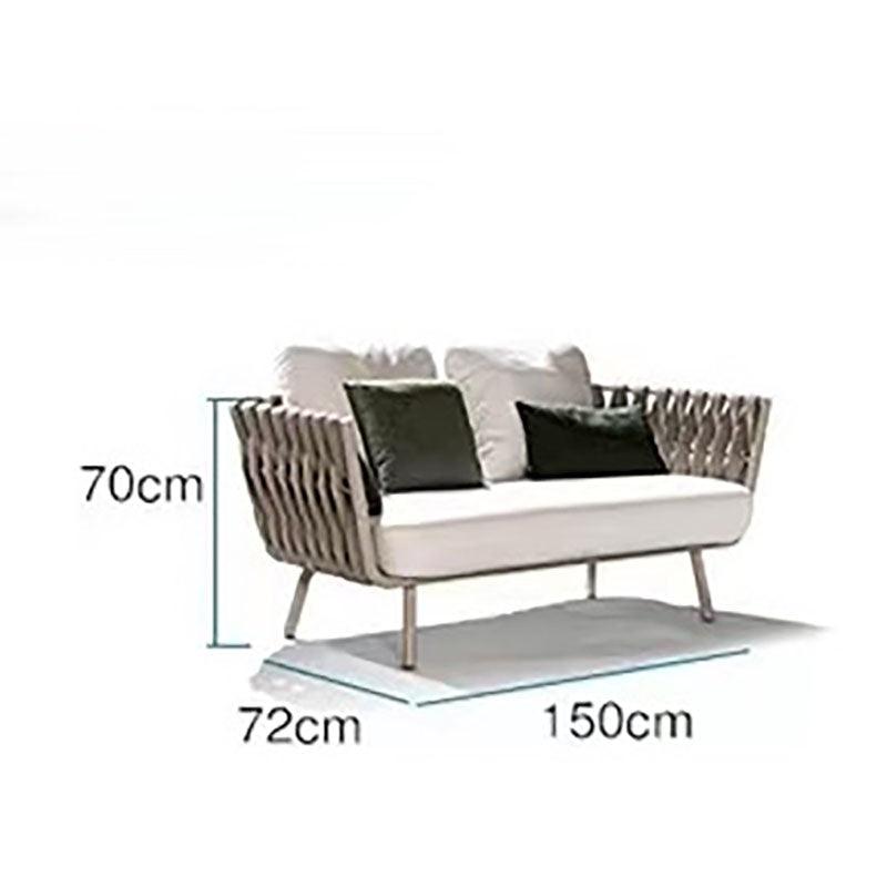 Vallee Rattan Dining Chair, Grey - Miola
