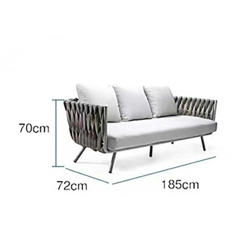 Vallee Rattan Dining Chair, Grey - Miola