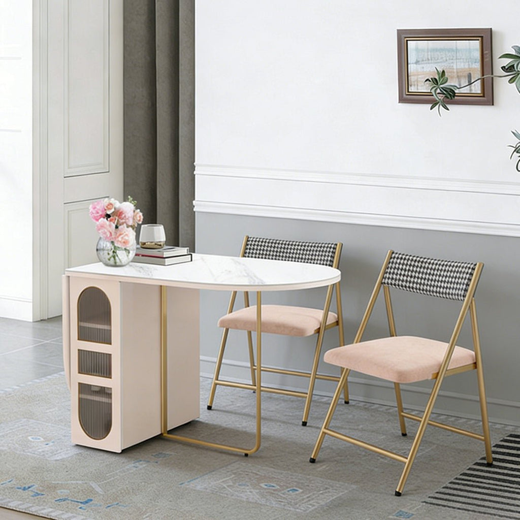 Weilai Concept Signature Folding Dining Table, White, Oval - Miola