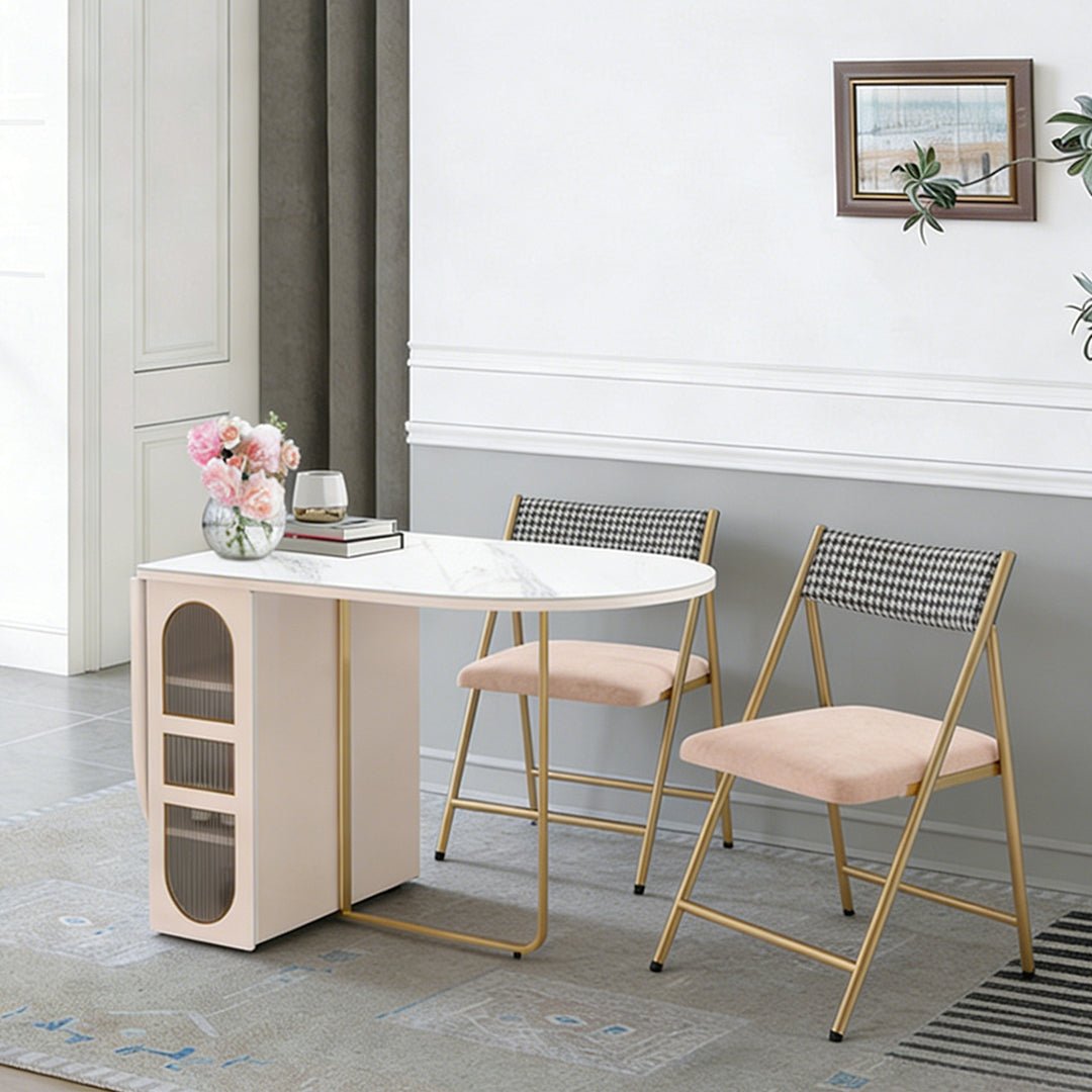 Weilai Concept Signature Folding Dining Table, White, Oval - Miola
