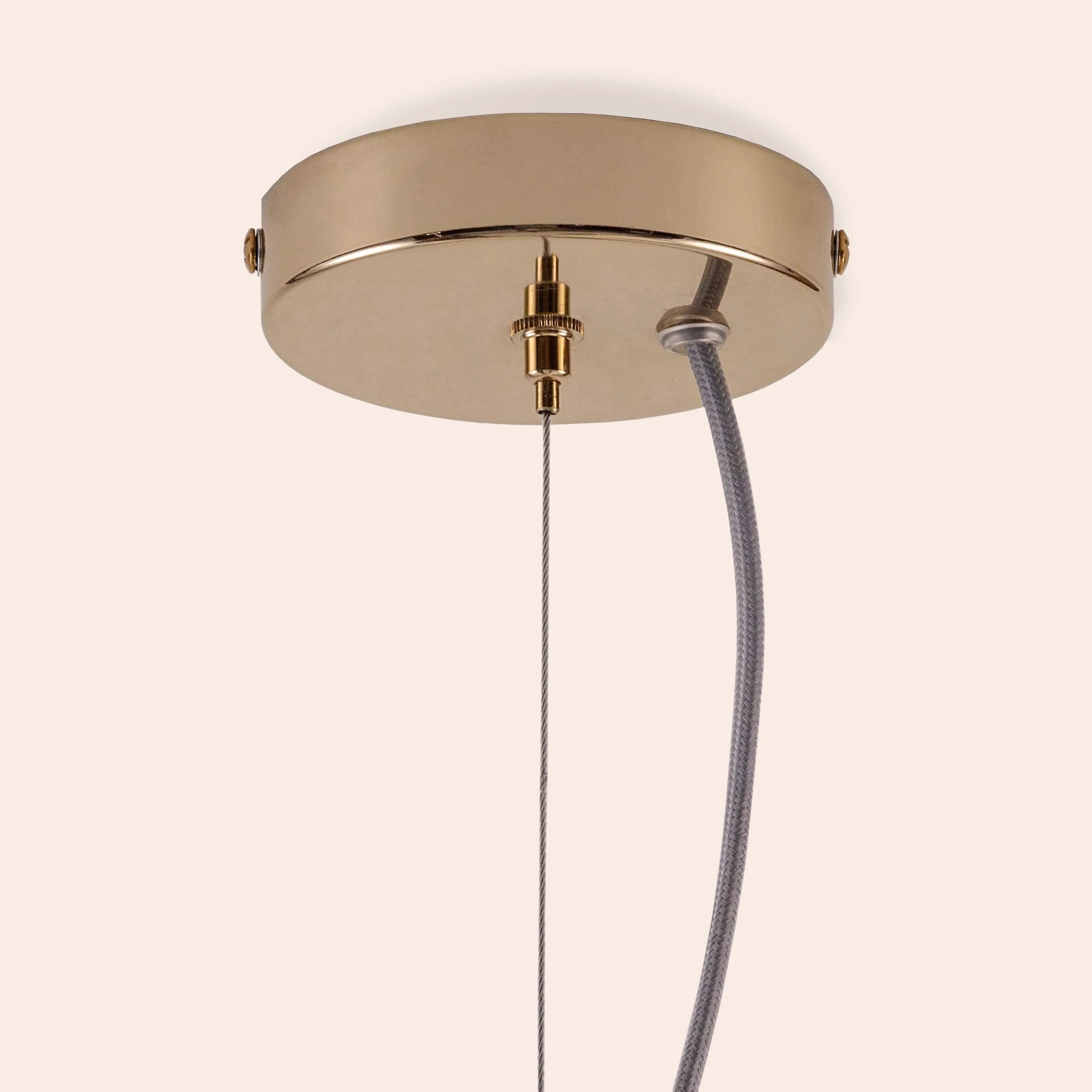 White glass chandelier ceiling light - Miola