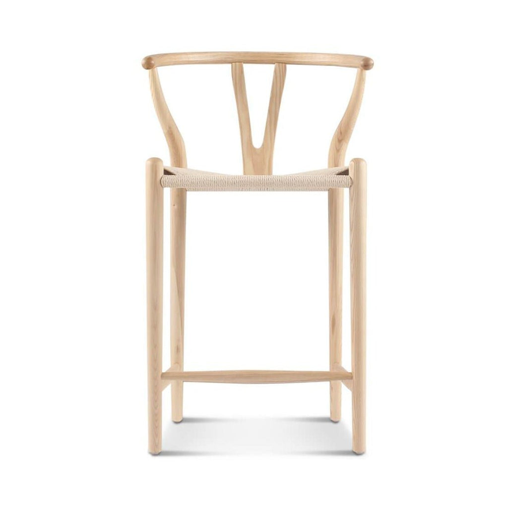 Wishbone Classical Bar Stool, Black Ash - Miola