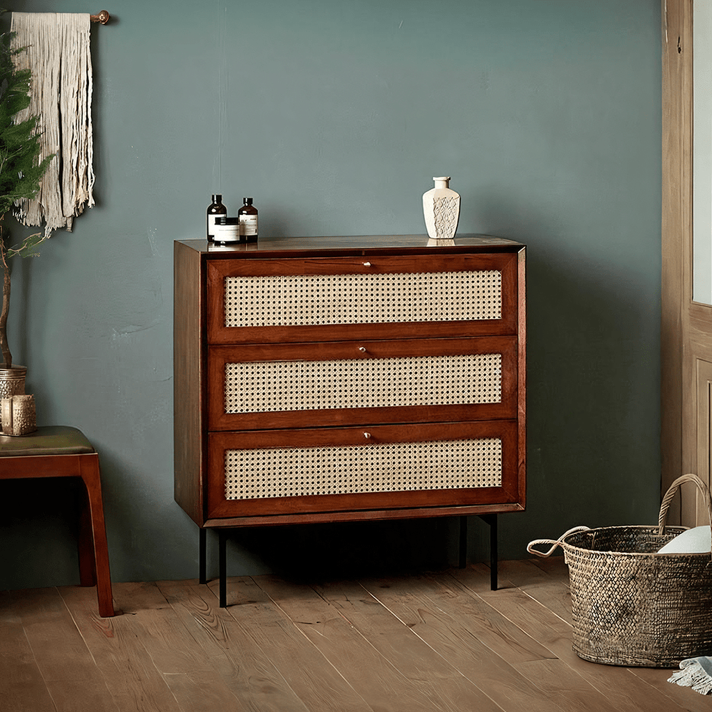 Xavier Sideboard, Side Cabinet, Rattan - Miola