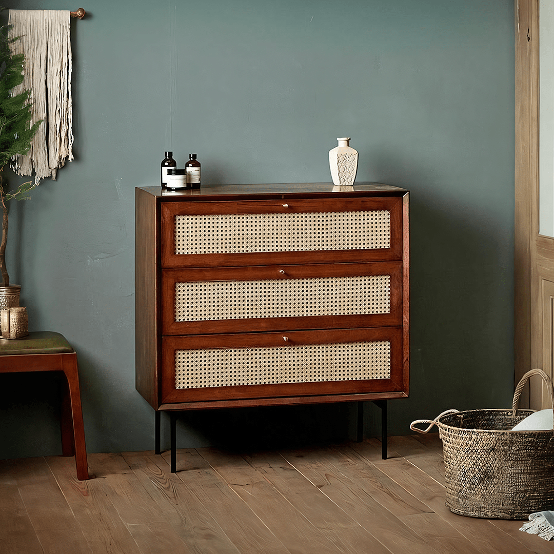 Xavier Sideboard, Side Cabinet, Rattan - Miola