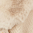 Load image into Gallery viewer, Beige Textured Fur Lined Cape
