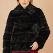 Load image into Gallery viewer, Black Luxe Faur Fur Coat
