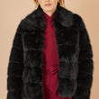 Load image into Gallery viewer, Black Luxe Faur Fur Coat
