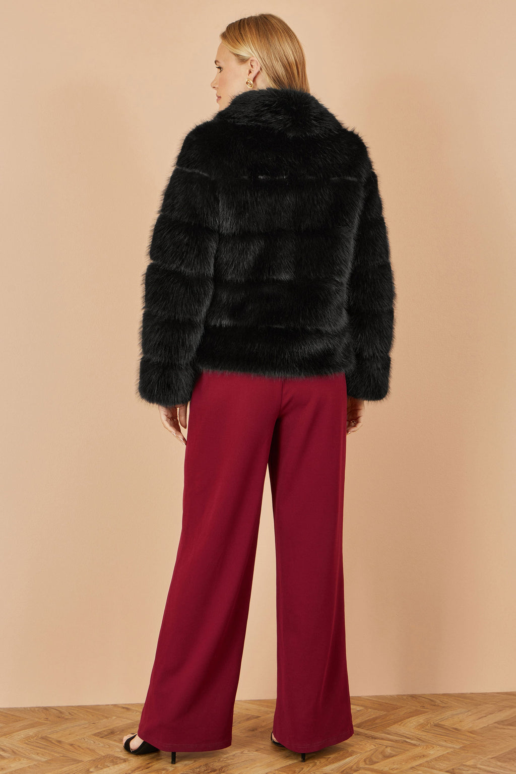 Black Luxe Faur Fur Coat