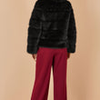 Load image into Gallery viewer, Black Luxe Faur Fur Coat
