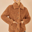Load image into Gallery viewer, Brown Short Teddy Bear Jacket
