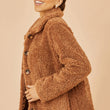 Load image into Gallery viewer, Brown Short Teddy Bear Jacket
