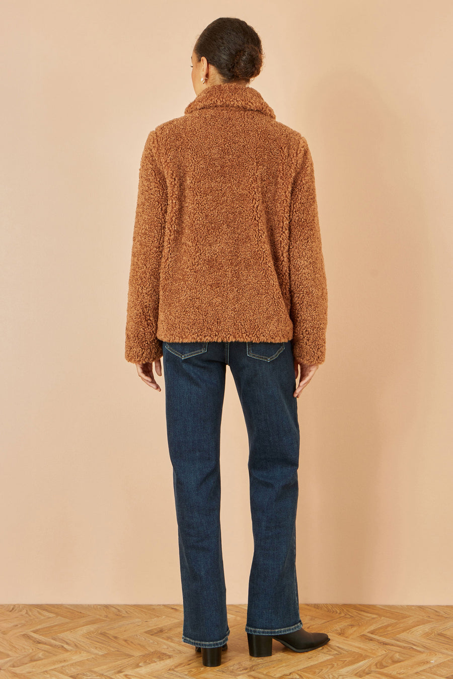 Brown Short Teddy Bear Jacket