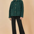 Load image into Gallery viewer, Green Short Teddy Bear Jacket

