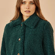 Load image into Gallery viewer, Green Short Teddy Bear Jacket
