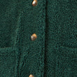 Load image into Gallery viewer, Green Short Teddy Bear Jacket
