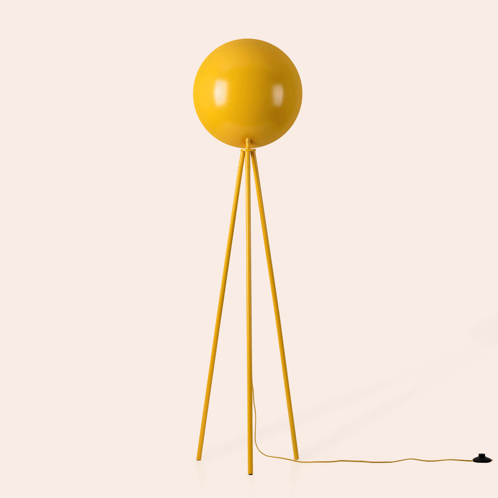 Yolk Yellow Diffuser Floor Lamp - Miola