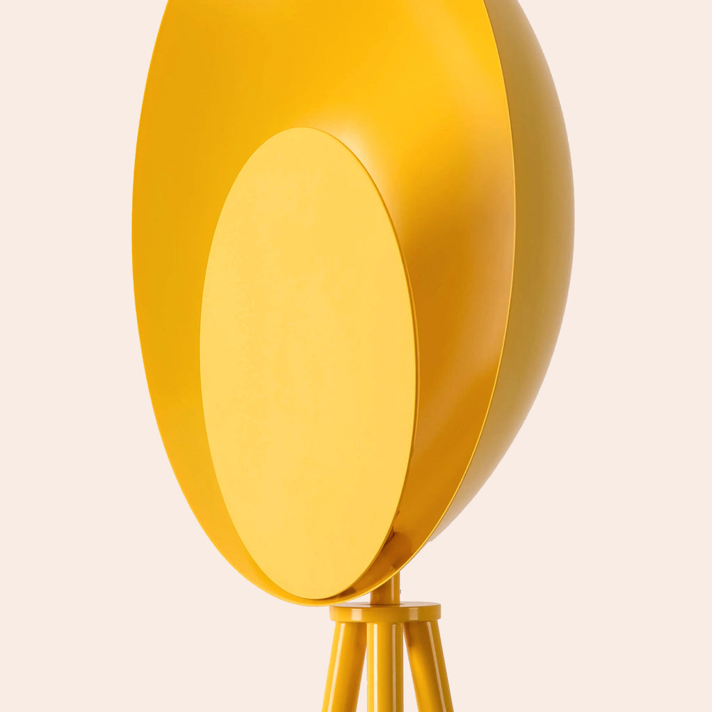 Yolk Yellow Diffuser Floor Lamp - Miola