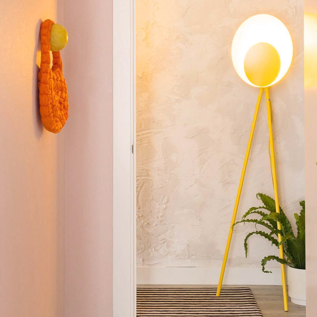 Yolk Yellow Diffuser Floor Lamp - Miola