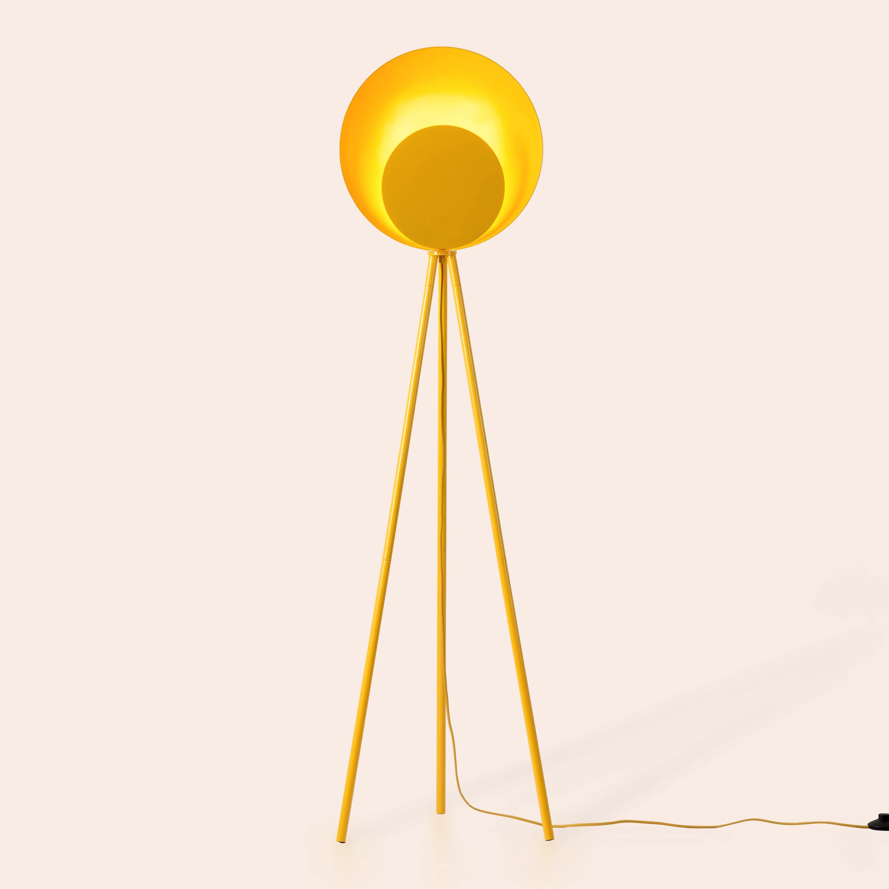 Yolk Yellow Diffuser Floor Lamp - Miola